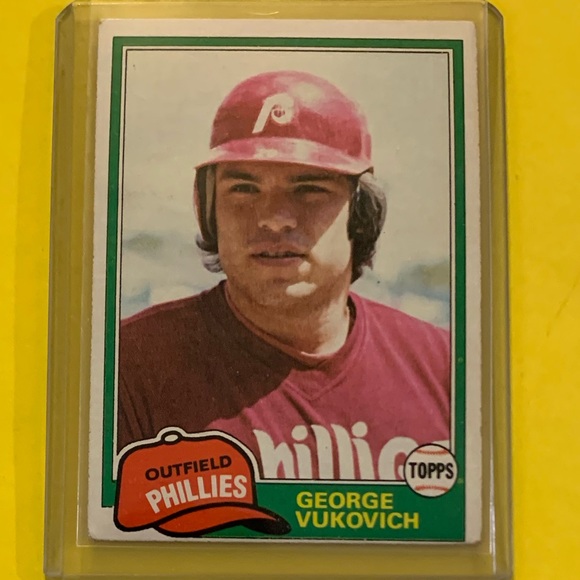 Topps Other - George Vukovich #598 1981 Topps Baseball Trading Card